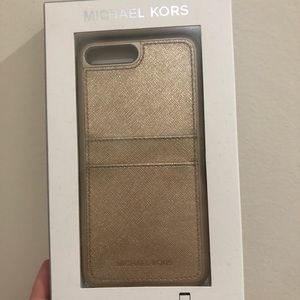 Gold Michael Kors  7plus / 8 plus phone case